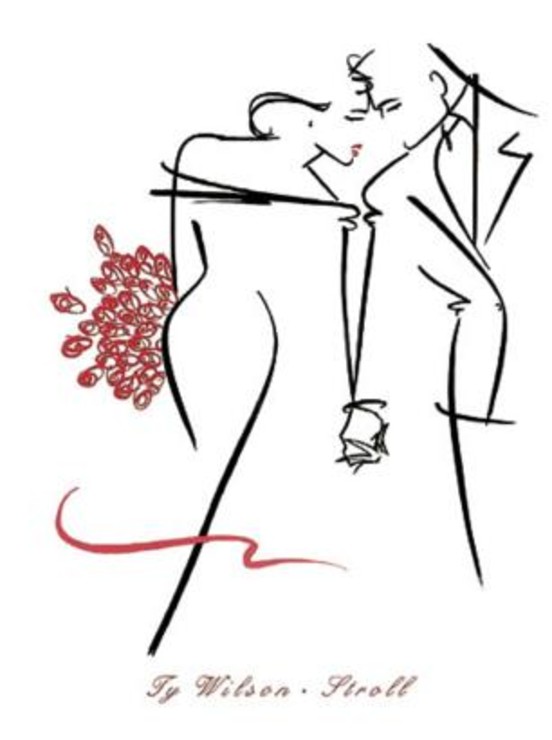 Schema punto croce Coppia per mano 1