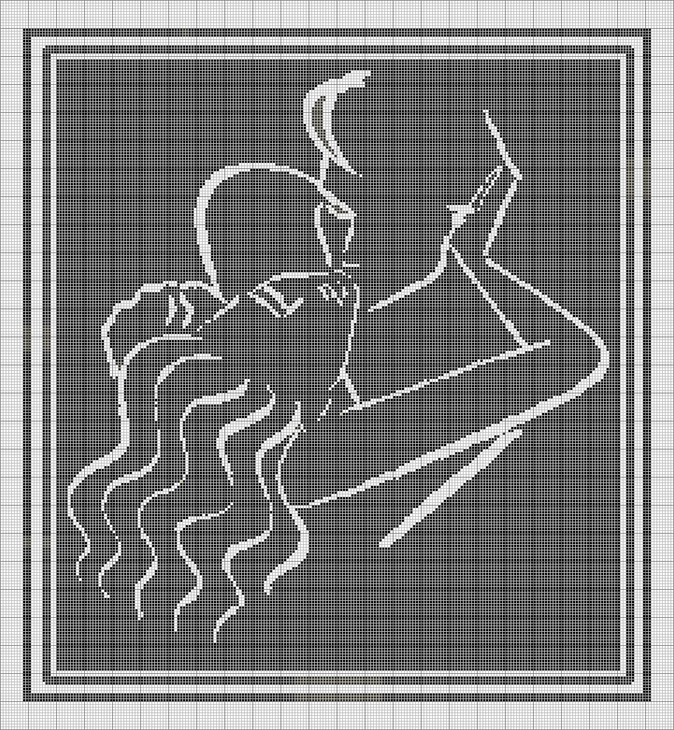 Schema punto croce Coppia sexy 2