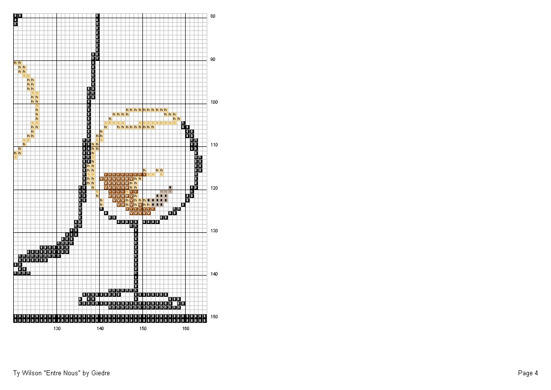 Schema punto croce Coppia vino 2