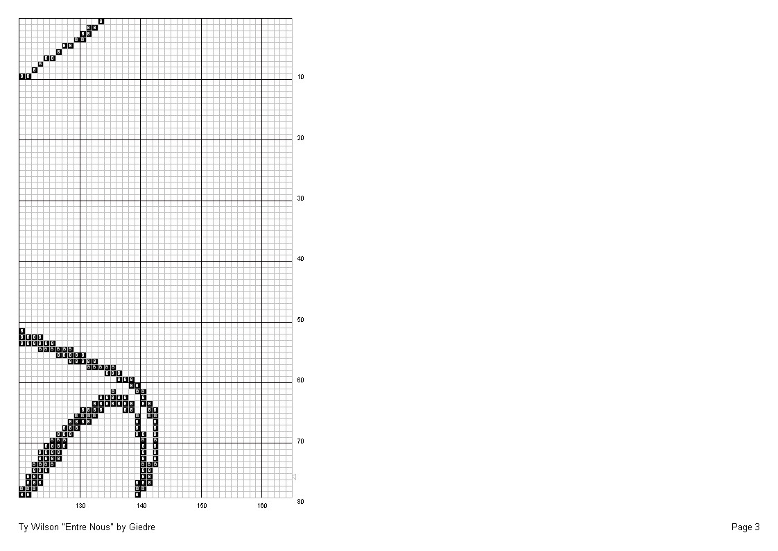 Schema punto croce Coppia vino 3