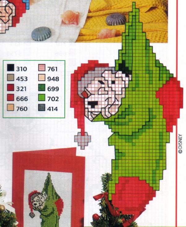 Schema punto croce Dalmatas 10