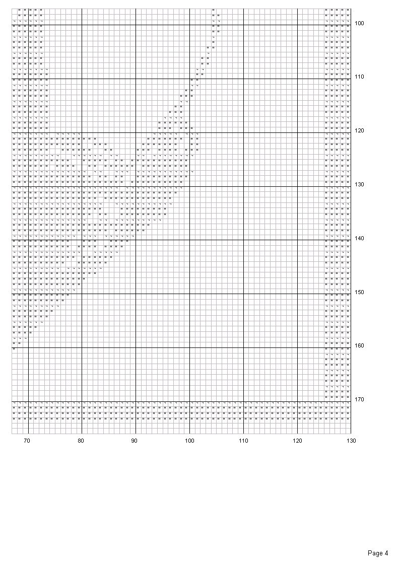Schema punto croce Donna cappello 4