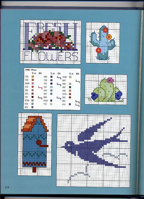 Schema punto croce Farfalle 1