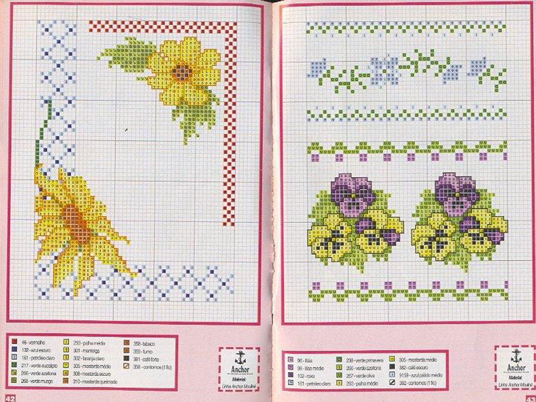 Schema punto croce Idee girasole