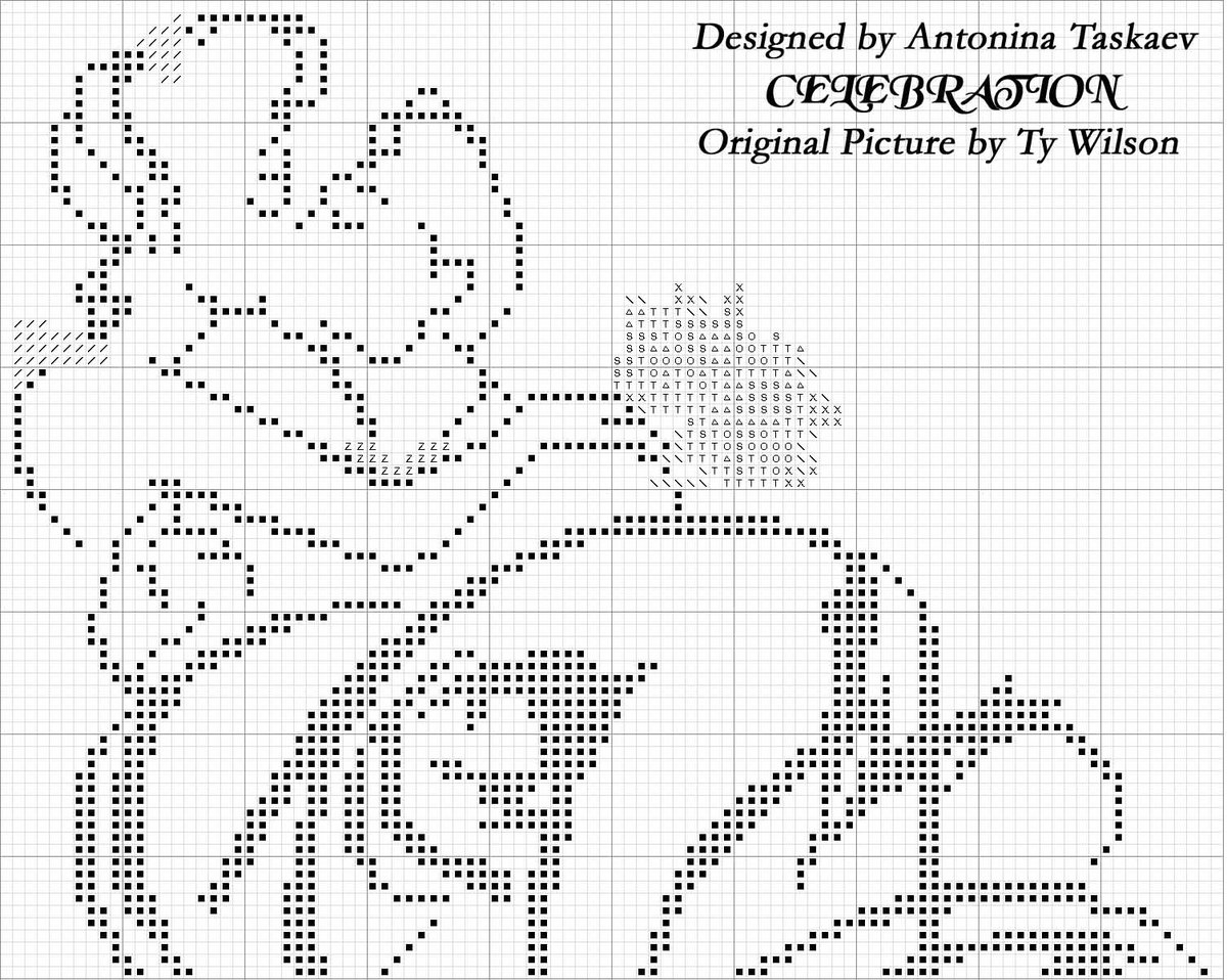 Schema punto croce In braccio 2