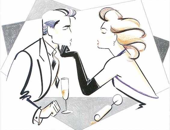 Schema punto croce Noi due 7