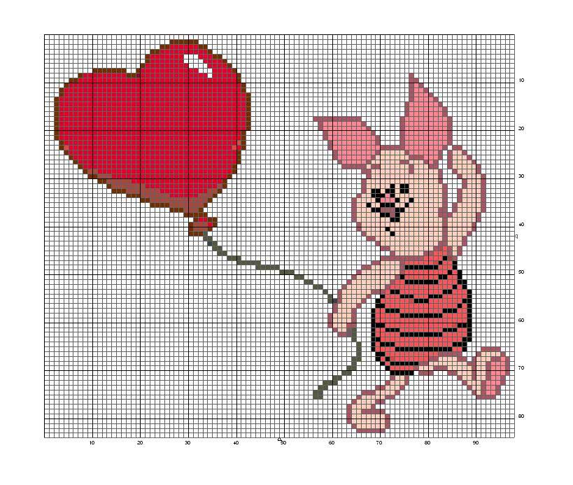 Schema punto croce Pimpi