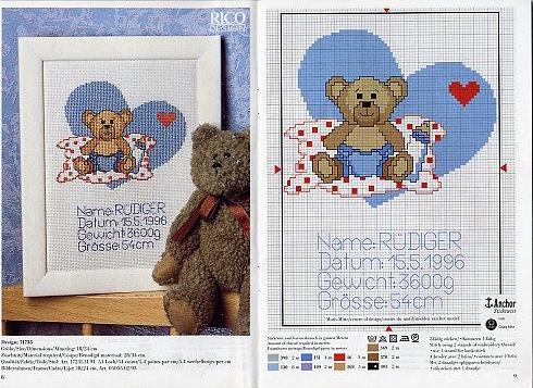 Schema punto croce Quadretto