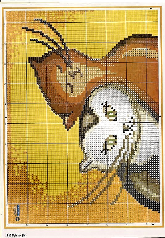 Schema punto croce Quadretto astratto 2