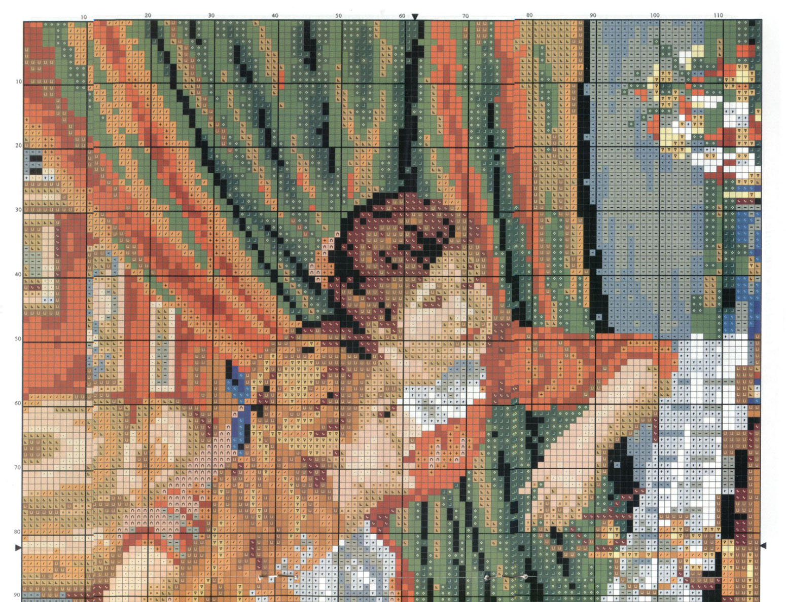 Schema punto croce Quadro 2