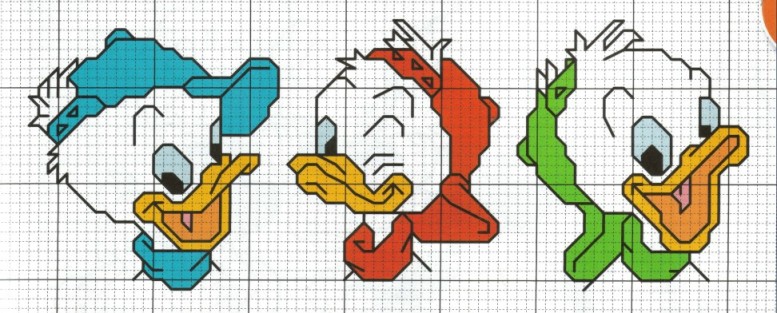 Schema punto croce Quiquoqua 1