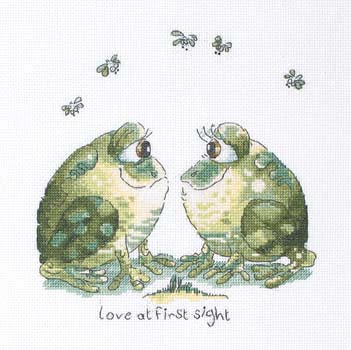 Schema punto croce Ranocchiette 4