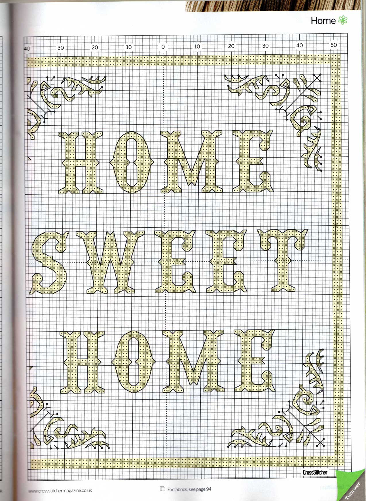 Schema punto croce Regalo 1