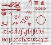 Schema punto croce Accessori Ricamo