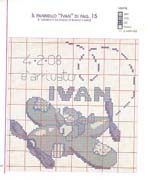 Schema punto croce Aereoplanino