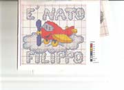 Schema punto croce Aereoplano