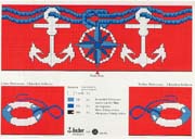 Schema punto croce Ancora 1