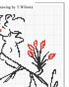 Schema punto croce Bacio Tenero 3