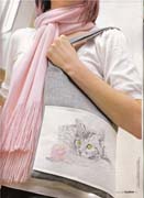 Schema punto croce Borsa Gattino 1