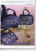 Schema punto croce Borsa Jeans 1