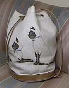 Schema punto croce Borsa Sacco 1