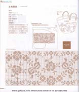 Schema punto croce Borsetta Nera 2