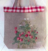 Schema punto croce Borsetta Yuta Fiorita 1