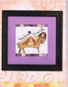 Schema punto croce Casalinga Divano 1