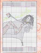 Schema punto croce Casalinga Divano 2