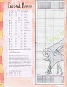 Schema punto croce Casalinga Divano 3