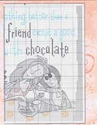 Schema punto croce Casalinghe Amiche 2