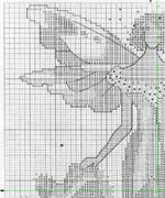Schema punto croce Fatina 4ali 1