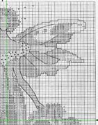 Schema punto croce Fatina 4ali 2
