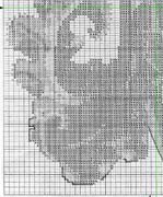 Schema punto croce Fatina 4ali 3