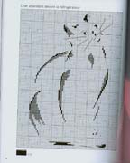 Schema punto croce Gatto 3