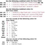 Schema punto croce Gemelline 1