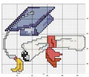 Schema punto croce Graduacio