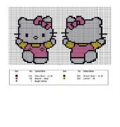 Schema punto croce Hello-kitty 3