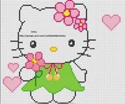 Schema punto croce Hello-kitty 4