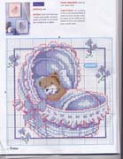 Schema punto croce Orsetto 2