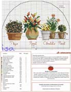 Schema punto croce Piante Aromatiche 1