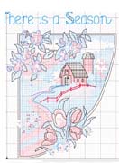 Schema punto croce Quadro Rosso Blu 4