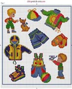 Schema punto croce Schemi Baby