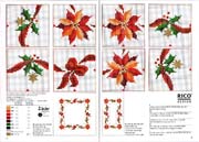 Schema punto croce Stella Di Natale 1