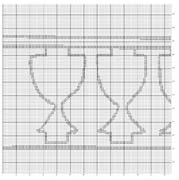 Schema punto croce Terrazzo 4