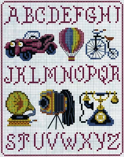 Schema punto croce Telefono 2