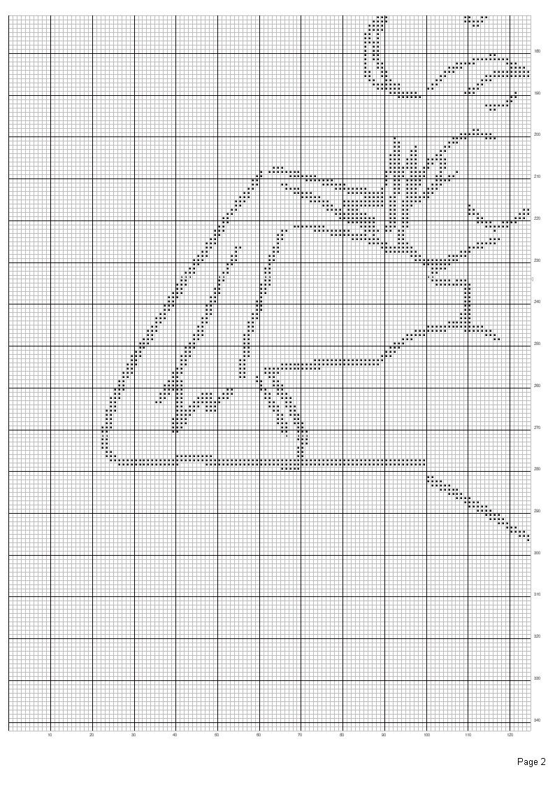 Schema punto croce Terrazzo 5