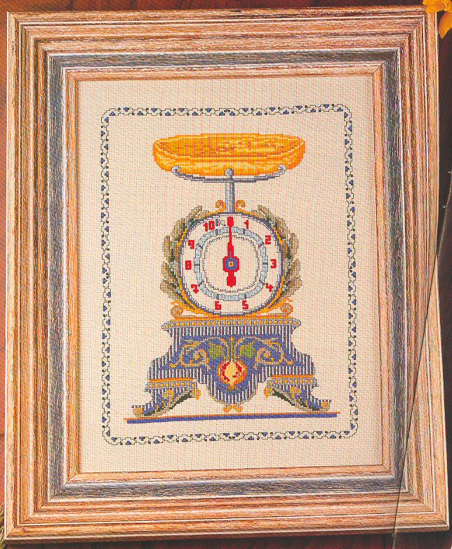 Schema punto croce Bilancia 01