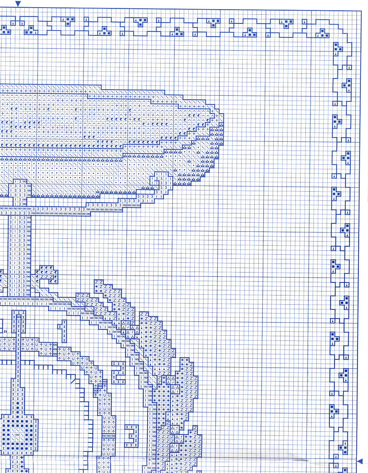 Schema punto croce Bilancia 03