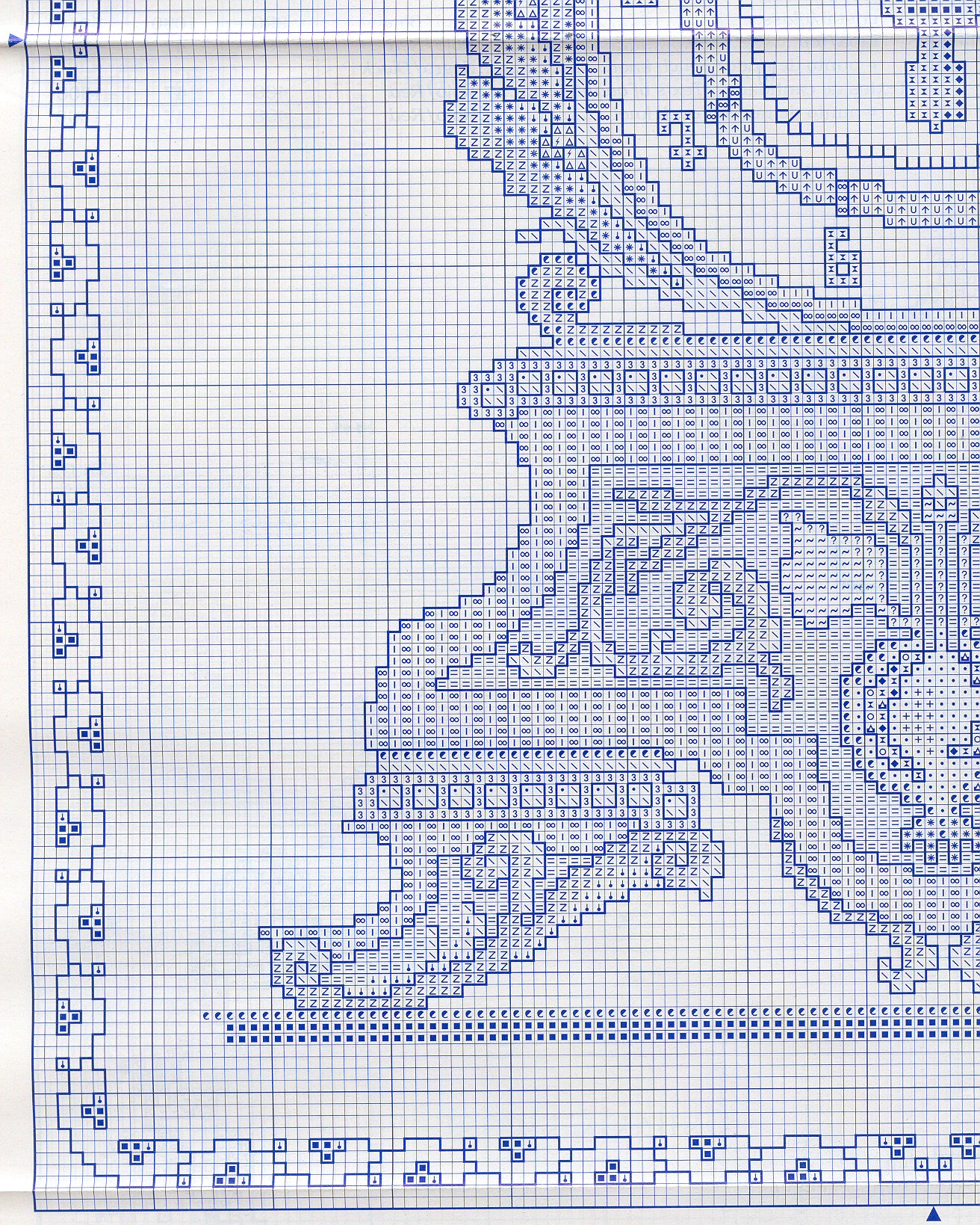 Schema punto croce Bilancia 04